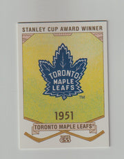 2003-04 Topps C55 Stanley Cup Winners #SCW25 Toronto Maple Leafs 1951